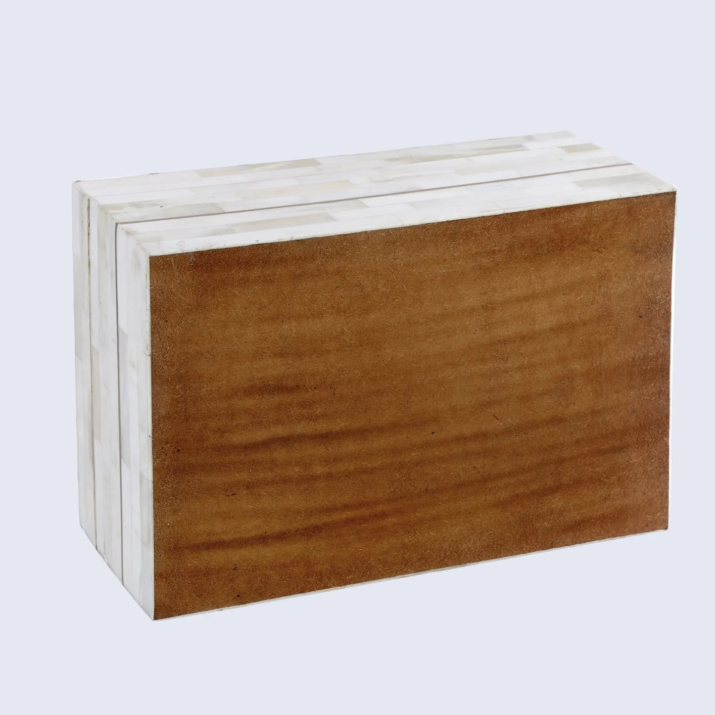 AEGEAN PEARL BONE INLAY & BRASS DECORATIVE STORAGE BOX IN 2 SIZES