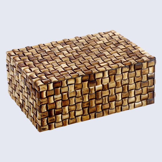 DECORATIVE STORAGE BOX MEKONG CHAI BONE INLAY IN 2 SIZES