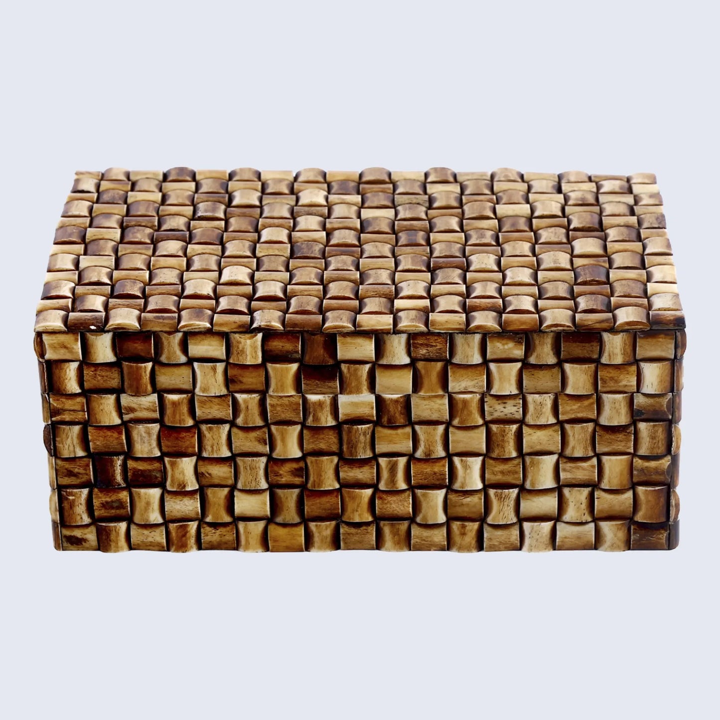 DECORATIVE STORAGE BOX MEKONG CHAI BONE INLAY IN 2 SIZES