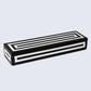 DECORATIVE STORAGE BOX MEDLEY CONCENTRICS RESIN INLAY IN 8 SIZES, BLACK & WHITE