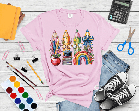 TEACHER BACK TO SCHOOL COQUETTE BOW PENCILS CUTE GIFT