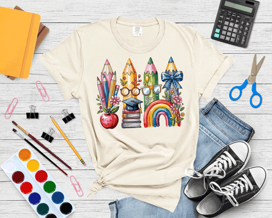 TEACHER BACK TO SCHOOL COQUETTE BOW PENCILS CUTE GIFT