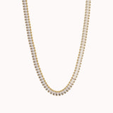 BAGUETTE TENNIS NECKLACE