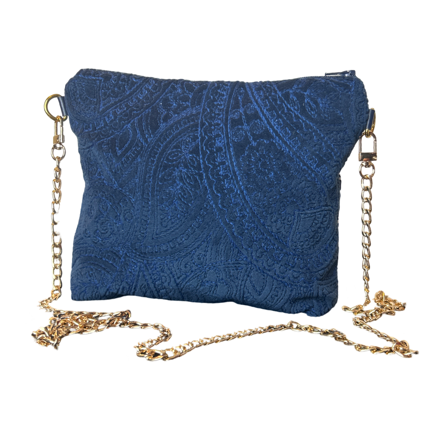 TRAVEL STAMPS VINTAGE SILK SCARF CROSSBODY BAG