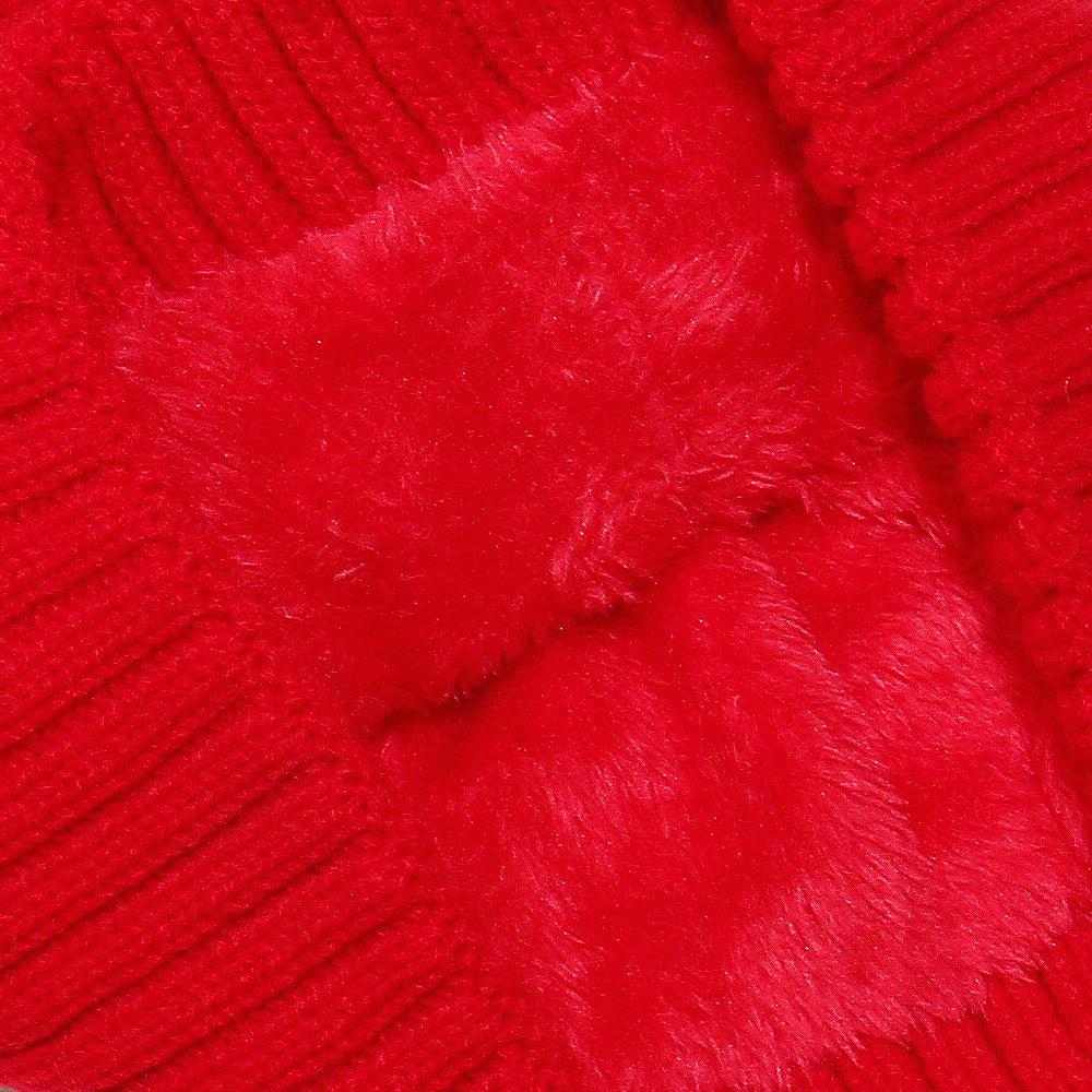 CABLE KNIT WINTER HAT WITH POMPOM-Thriftique Marketplace