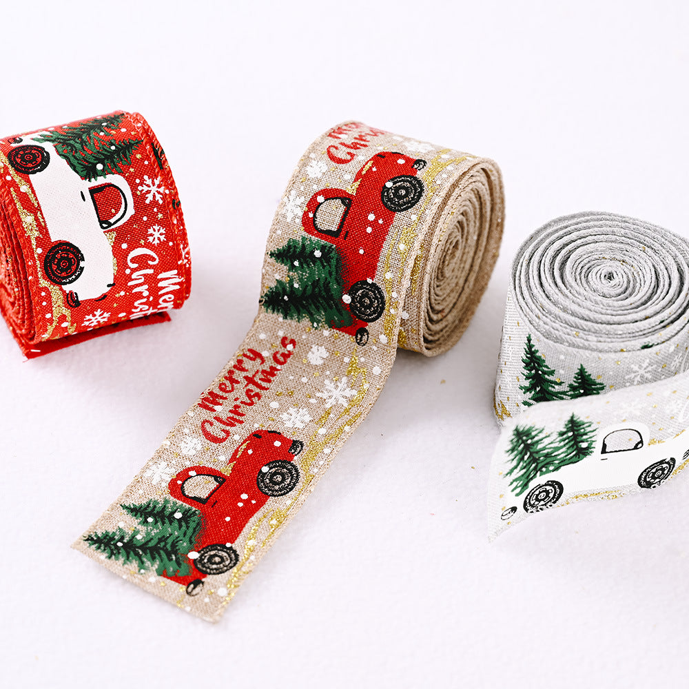 CAR & CHRISTMAS TREE RIBBON-Thriftique Marketplace