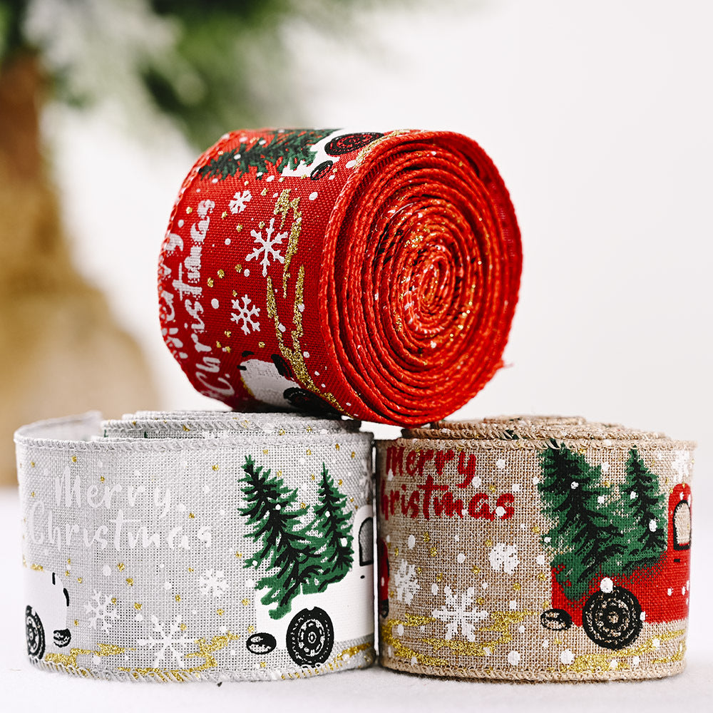 CAR & CHRISTMAS TREE RIBBON-Thriftique Marketplace