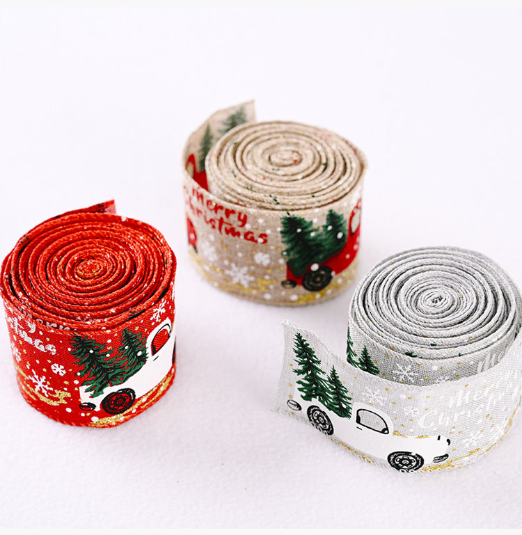 CAR & CHRISTMAS TREE RIBBON-Thriftique Marketplace