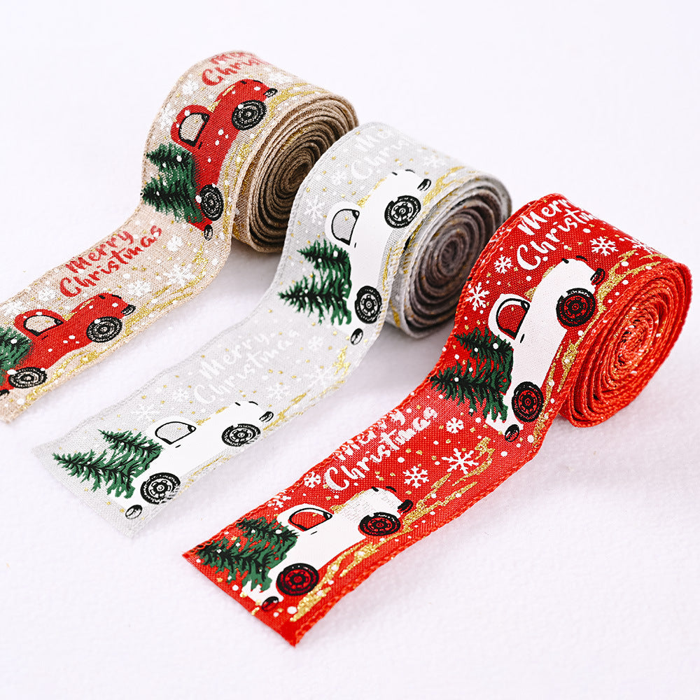 CAR & CHRISTMAS TREE RIBBON-Thriftique Marketplace