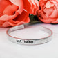 CAT BABE STACKING CUFF BRACELET