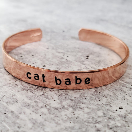 CAT BABE STACKING CUFF BRACELET