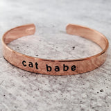 CAT BABE STACKING CUFF BRACELET