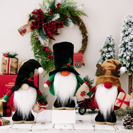 CHRISTMAS FACELESS GNOME-Thriftique Marketplace