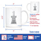 1 YEAR STRONG COFFEE MUG GIFTS 1ST ANNIVERSARY PARTY DECOR WHITE CERAMIC COFFEE CUP