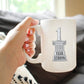 1 YEAR STRONG COFFEE MUG GIFTS 1ST ANNIVERSARY PARTY DECOR WHITE CERAMIC COFFEE CUP