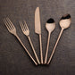 CAMELLIA PVD FLATWARE, 5-PC. PLACE SETTING