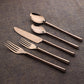 CAMELLIA PVD FLATWARE, 5-PC. PLACE SETTING