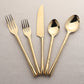 CAMELLIA PVD FLATWARE, 5-PC. PLACE SETTING