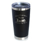 TOUCH MY SHELF - INSULATED COFFEE TUMBLER CUP WITH SLIDING LID - STAINLESS STEEL INSULATED MUG - FUNNY OUTDOOR CAMPING MUG FOR LOVERS OF BOOKS AND READERS
