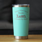 TOUCH MY SHELF - INSULATED COFFEE TUMBLER CUP WITH SLIDING LID - STAINLESS STEEL INSULATED MUG - FUNNY OUTDOOR CAMPING MUG FOR LOVERS OF BOOKS AND READERS