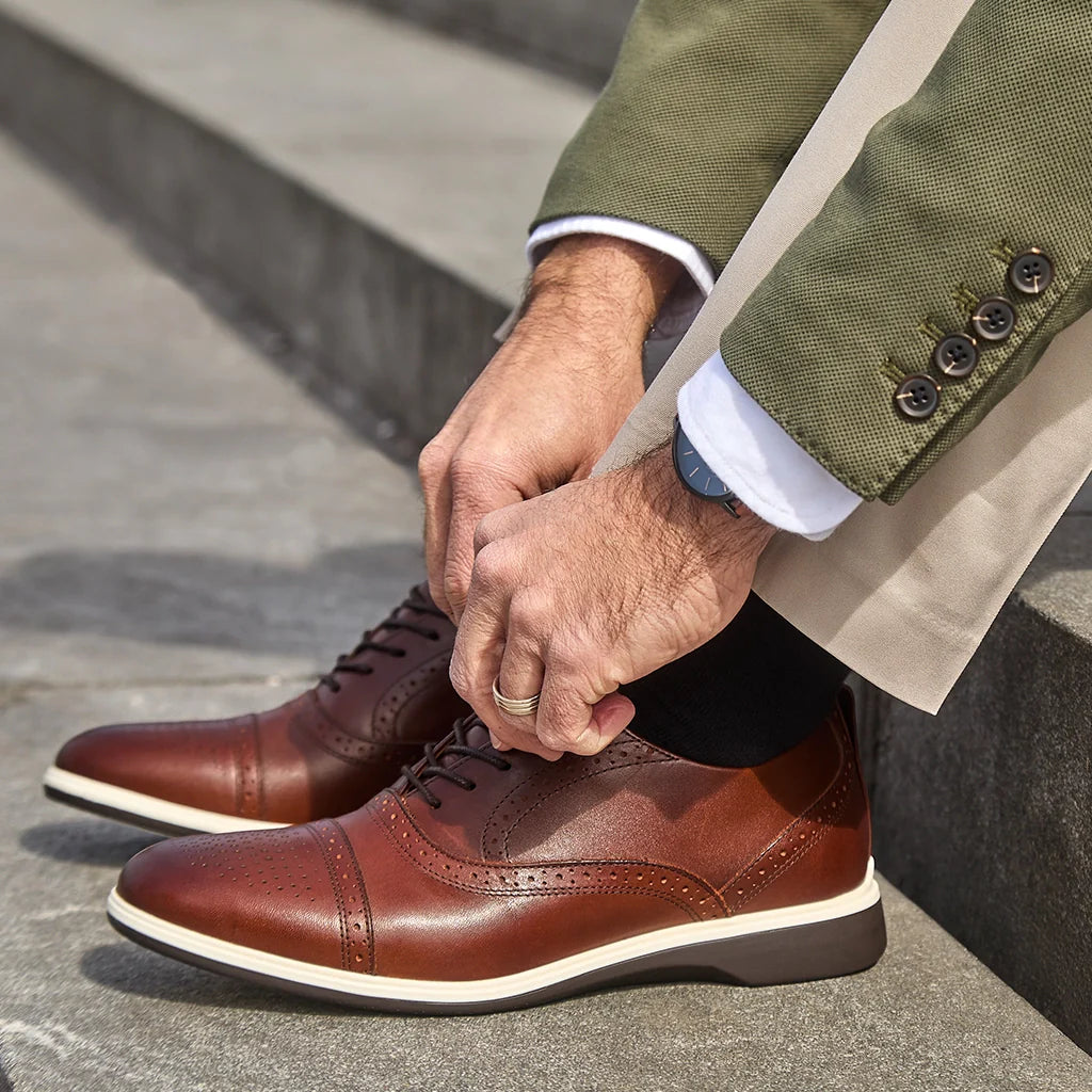 THE CAP-TOE (COFFEE)