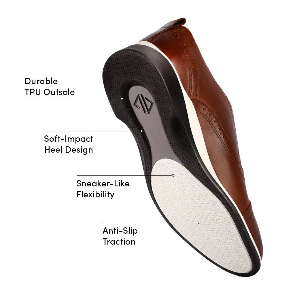 THE CAP-TOE (COFFEE)