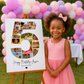 5th Birthday Photo Collage Canva Template – Editable Milestone Poster