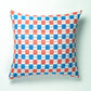SUJANI PILLOW - RED & BLUE CHECKERED