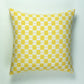 SUJANI PILLOW - YELLOW & WHITE CHECKERED