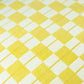 SUJANI PILLOW - YELLOW & WHITE CHECKERED