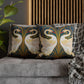 SWAN, RUSH AND IRIS THROW PILLOW