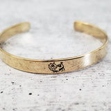 COW CUFF VEGAN STACKING CUFF BRACELET