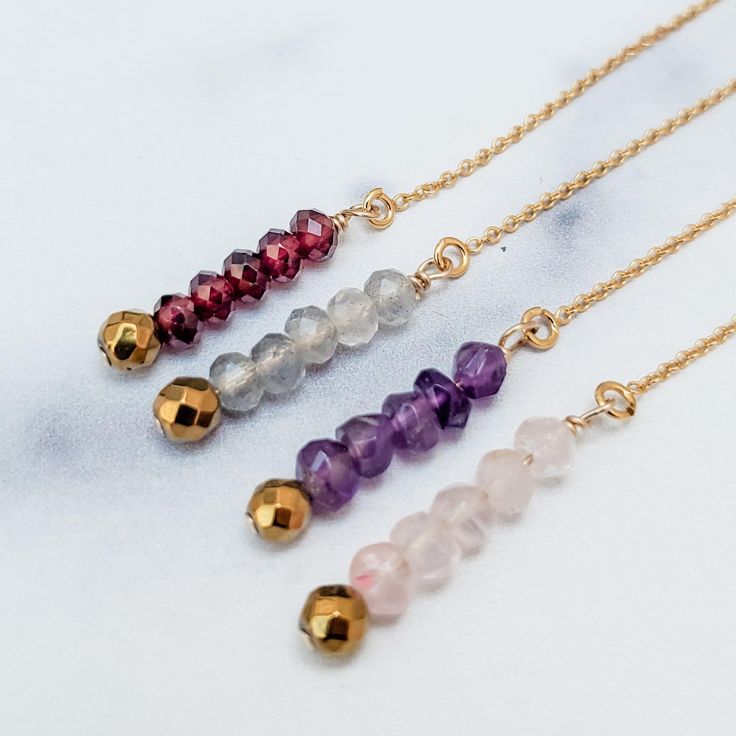CRYSTAL THREADER EARRINGS