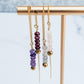 CRYSTAL THREADER EARRINGS