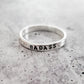 CUSTOM STERLING SILVER RING