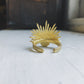 SUN GODDESS RING WITH COPPER OYSTER TURQUOISE