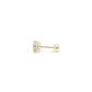 1 CTTW CERTIFIED IGI LAB GROWN ROUND DIAMOND EARRINGS 14K YELLOW GOLD (G/VS2)