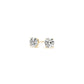 1 CTTW CERTIFIED IGI LAB GROWN ROUND DIAMOND EARRINGS 14K YELLOW GOLD (G/VS2)