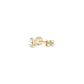 1 CTTW CERTIFIED IGI LAB GROWN ROUND DIAMOND EARRINGS 14K YELLOW GOLD (G/VS2)
