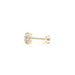 1 1/2 CTTW CERTIFIED IGI LAB GROWN ROUND DIAMOND EARRINGS 14K YELLOW GOLD(G/VS2)