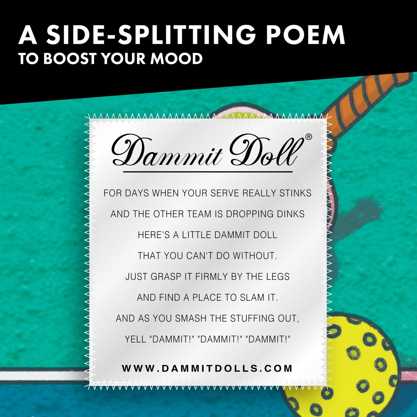 THE PICKLEBALL DOLL