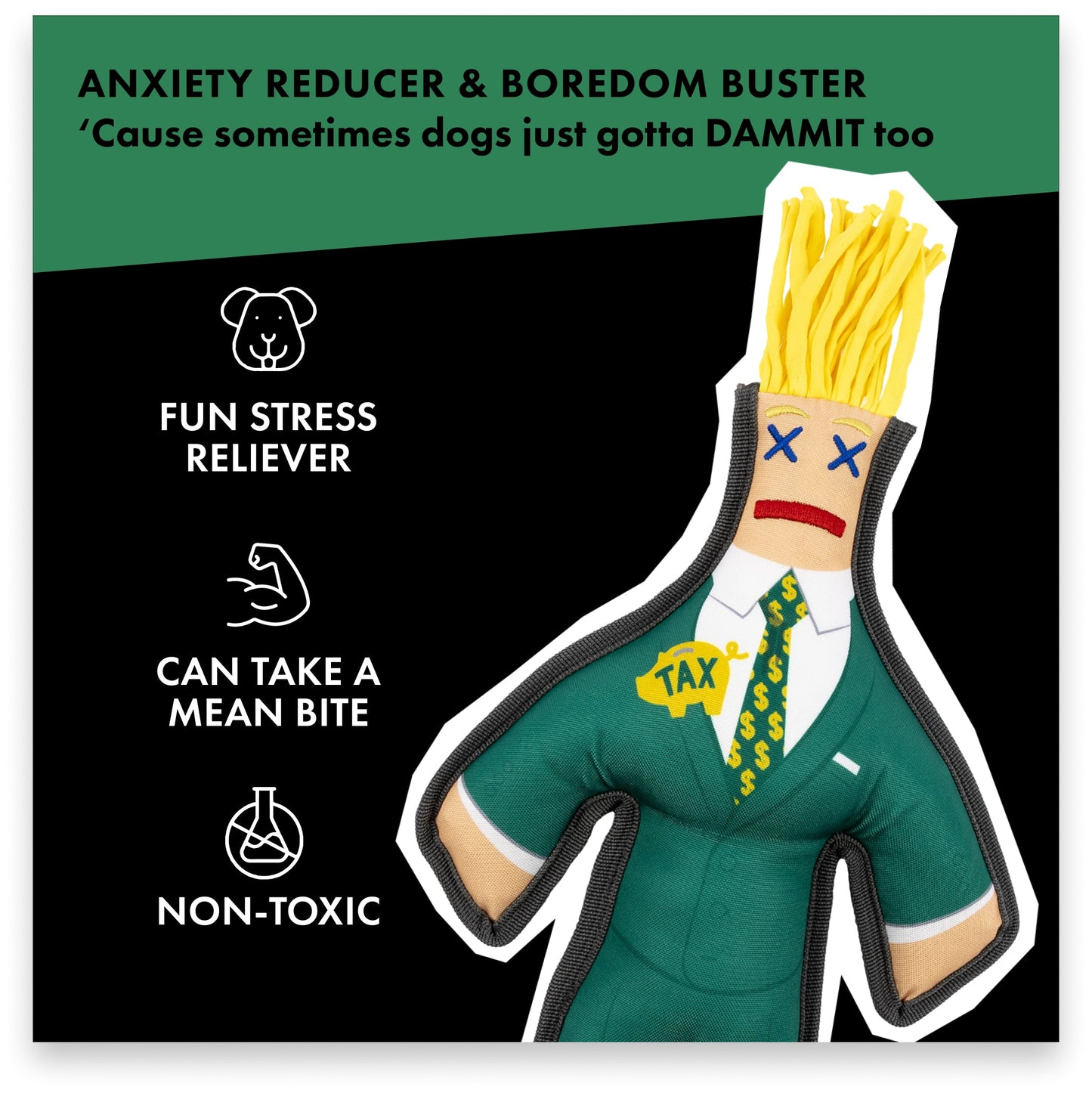 TAXMAN SQUEAKY CHEW TOY