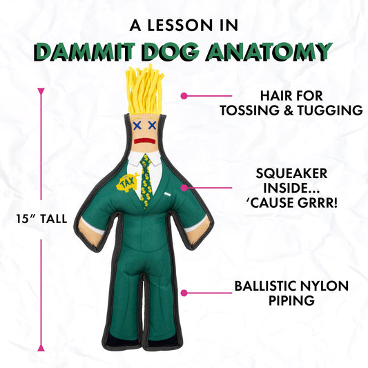 TAXMAN SQUEAKY CHEW TOY