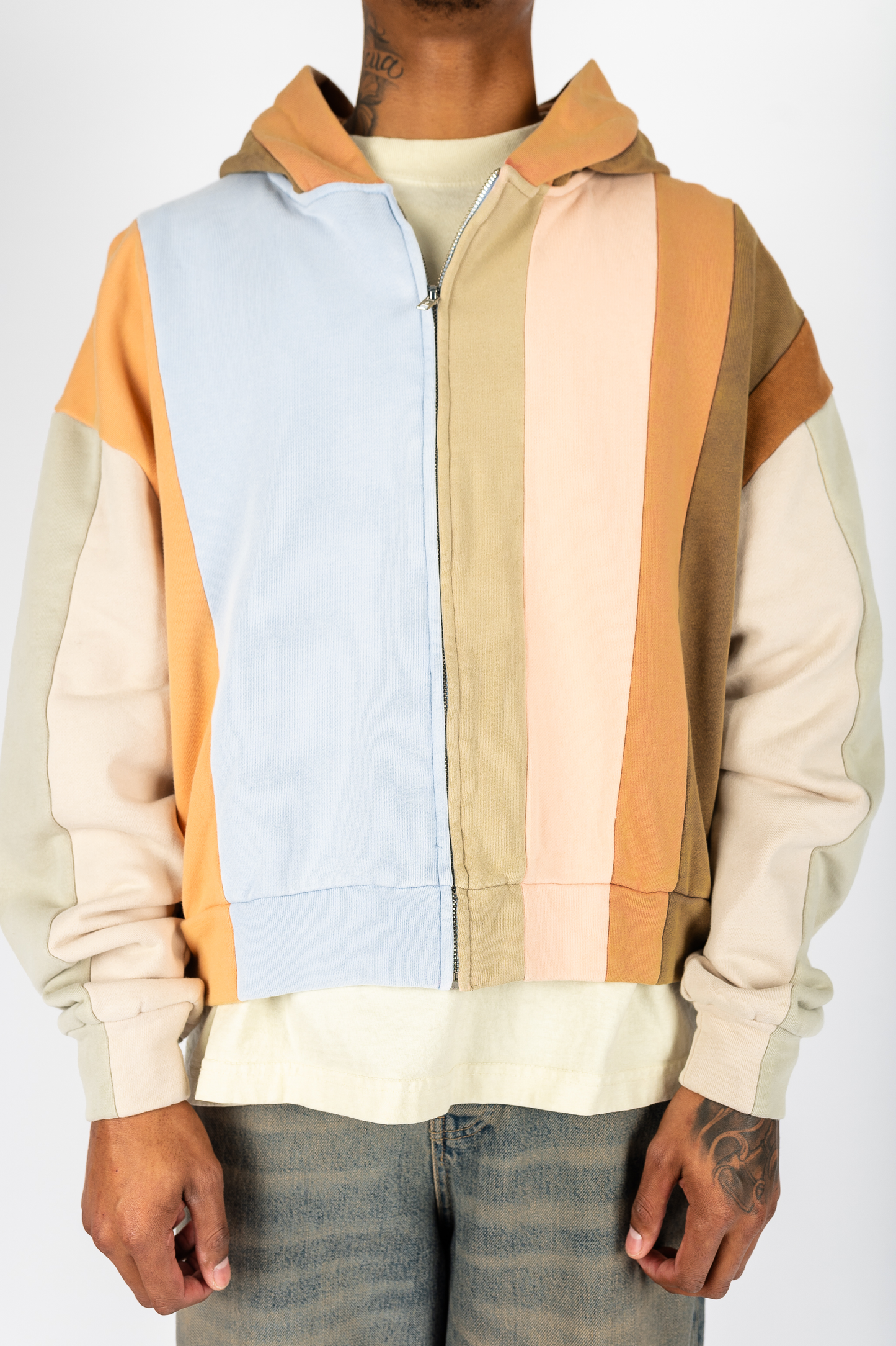 THE LABEL PANEL ZIP UP