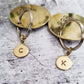 DO NO HARM TAKE NO SHIT BRASS DISC KEYCHAIN
