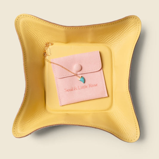 TRAVEL VALET TRAY - YELLOW