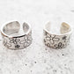 DAISY SILVER FLOWER RING