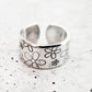 DAISY SILVER FLOWER RING