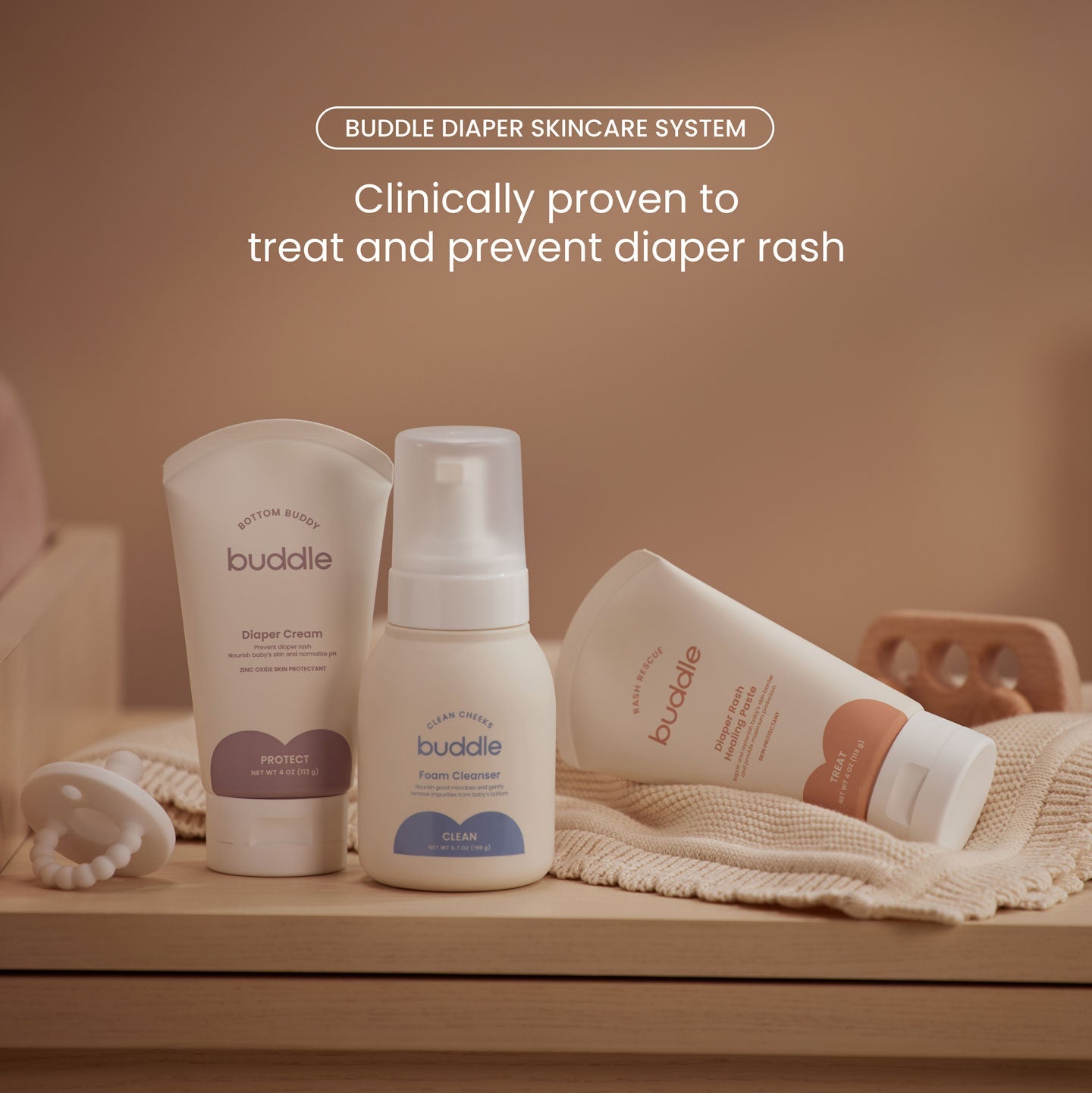 THE BUDDLE DIAPER SKINCARE SYSTEM