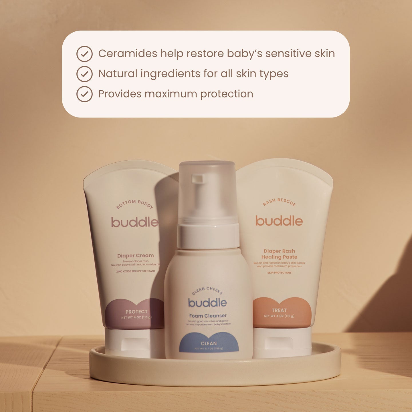 THE BUDDLE DIAPER SKINCARE SYSTEM